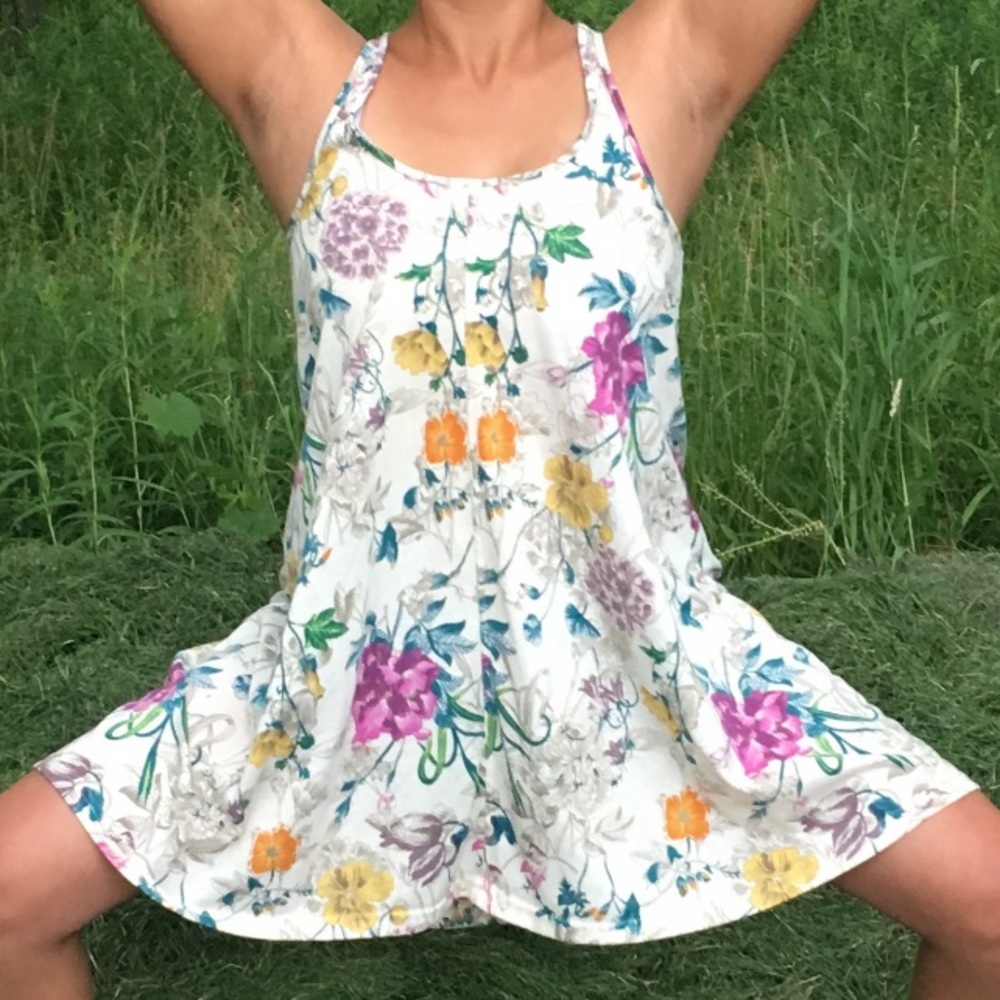 H&M floral sundress size xs-m